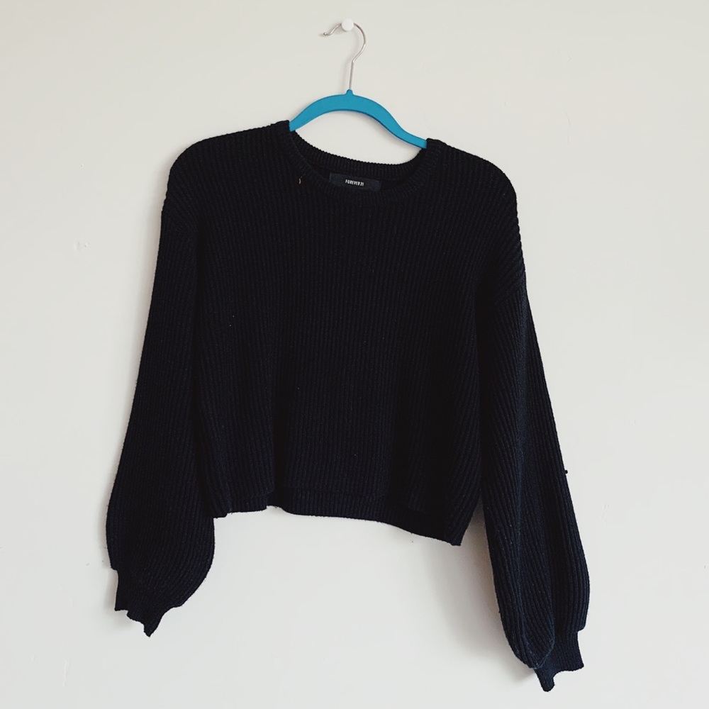 Comfortable cute black sweater
